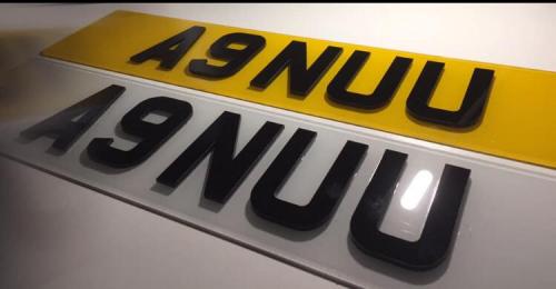 3D Number plates (4)