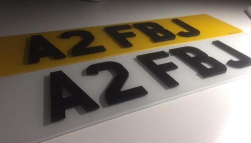 3D Number plates (5)